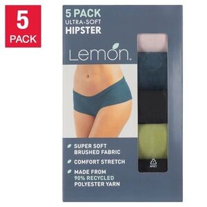 Lemon Ladies’ Ultra Soft Hipster, 5-pack
